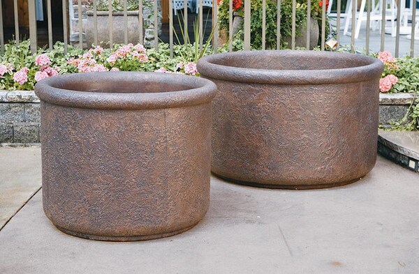 Cement Urban Planter for Large sized estate commercial properties Stone